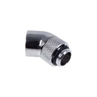 Alphacool Eiszapfen adapter obrotowy 45° G1/4" na IG1/4" - Chrome