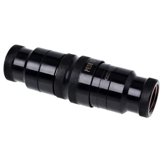 Alphacool Eiszapfen HF quick release connector kit IG3/8" with reducing nipple IG1/4 - deep black