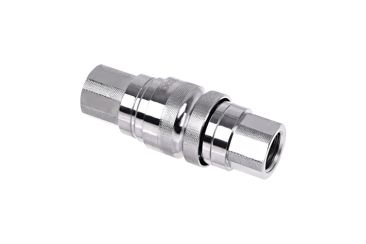 Alphacool Eiszapfen quick release connector kit G1/4 inner thread - Chrome