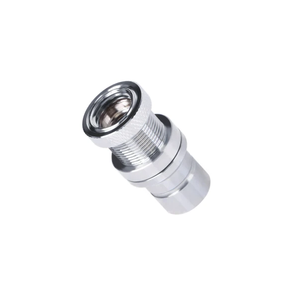 Alphacool Eiszapfen quick coupling male bulkhead G1/4 inner thread - chrome