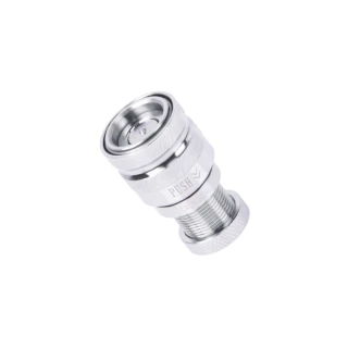 Alphacool Eiszapfen quick coupling female bulkhead G1/4 inner thread - chrome