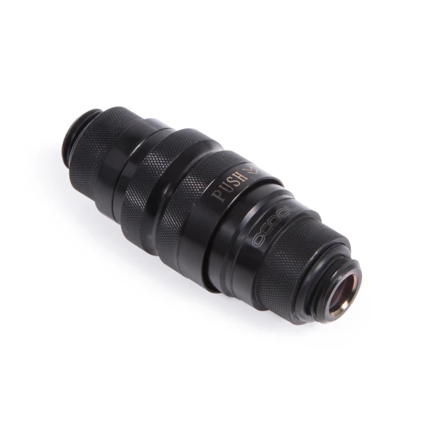 Alphacool Eiszapfen quick release connector kit G1/4 outer thread - Deep Black