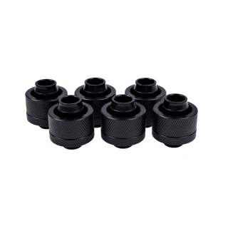 Alphacool Eiszapfen złączka SK 13/19 G1/4" - Deep Black Sixpack