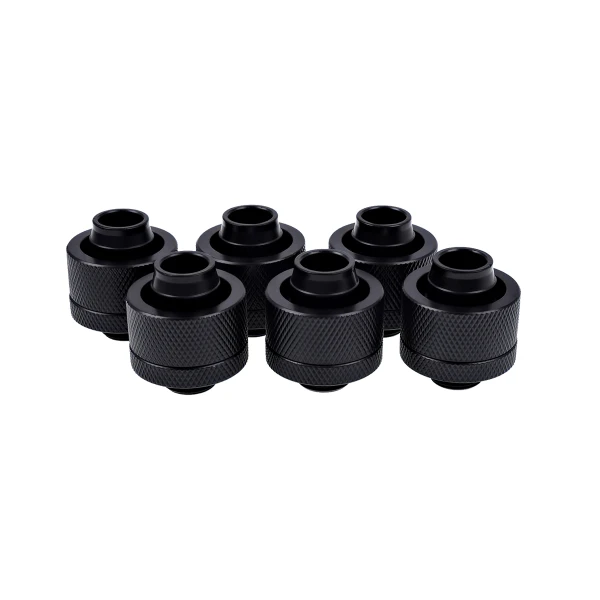 Alphacool Eiszapfen złączka SK 13/19 G1/4" - Deep Black Sixpack