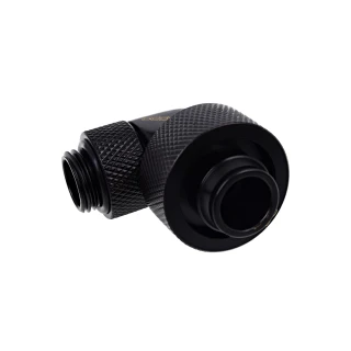 Alphacool Eiszapfen złączka kątowa 90° SK 13/19 G1/4" - Deep Black