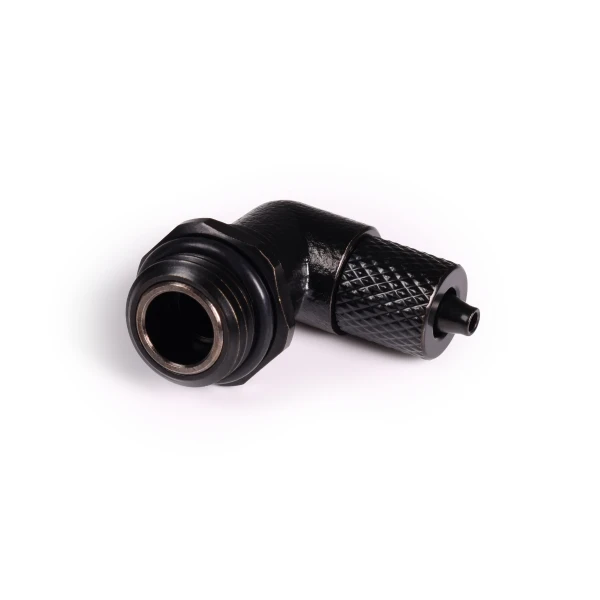 Alphacool ES 3/5mm compression fitting 90° rotatable G1/4 - Deep Black