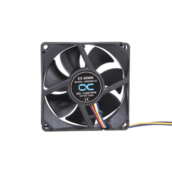 Alphacool ES 80mm 800-6.000rpm Fan ( 80x80x25mm ) - Two Ball Bearing - PWM (JE8025B12V)