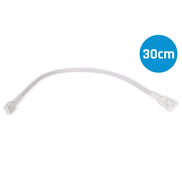 Alphacool fan cable 4-pin to 4-pin extension 30cm white