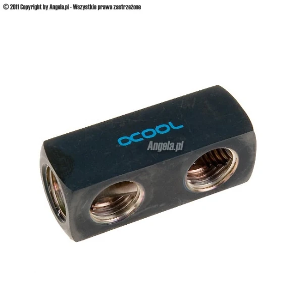 Alphacool HF 5-way connection terminal 5xIG1/4" - Deep Black