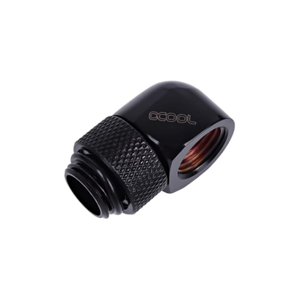 Alphacool HF adapter obrotowy 90° G1/4" na IG1/4" - Deep Black