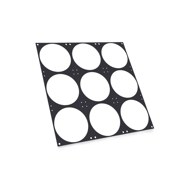 Alphacool Nova 1080 fan grill 9x120mm - black