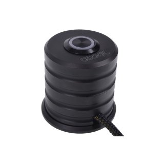 Alphacool Powerbutton with push-button 19mm red lighting - deep black