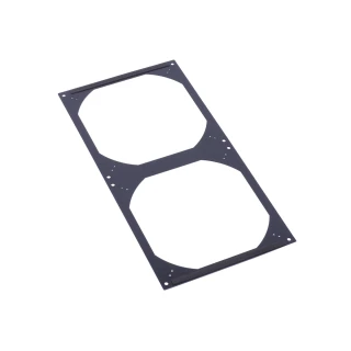 Alphacool Radiator 400mm fan grill 2x180/200mm - Black