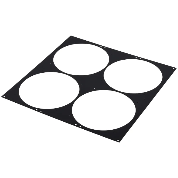 Alphacool SuperNova 1260 fan cover 4x200mm - Black