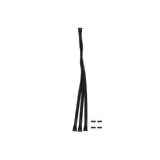 Alphacool y-cable RGBW 5pol to 3x 5pol 30cm incl. connector - black