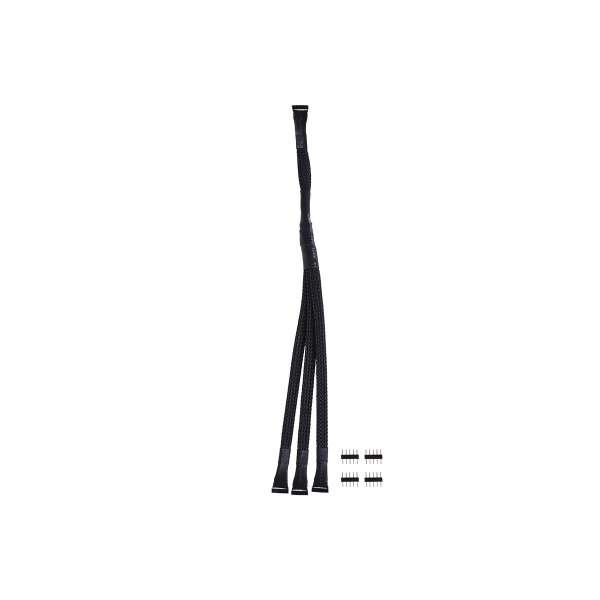 Alphacool y-cable RGBW 5pol to 3x 5pol 30cm incl. connector - black