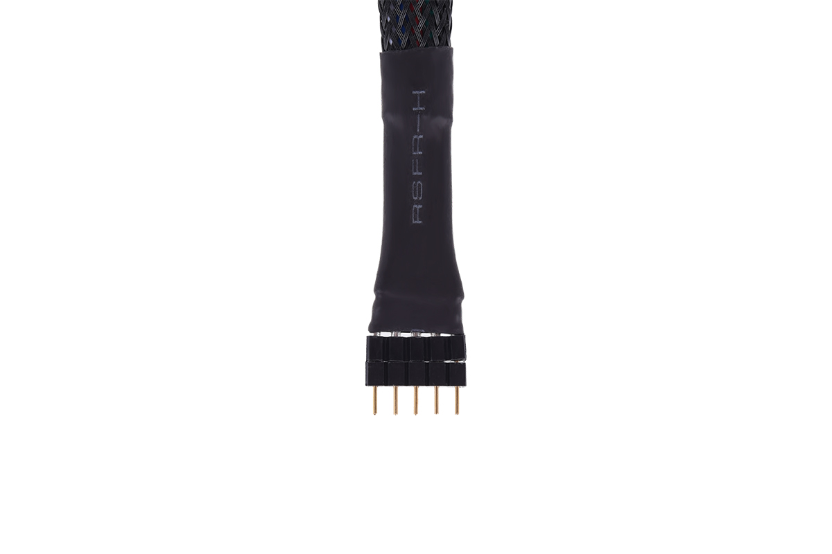 Alphacool y-cable RGBW 5pol to 3x 5pol 60cm incl. connector - black