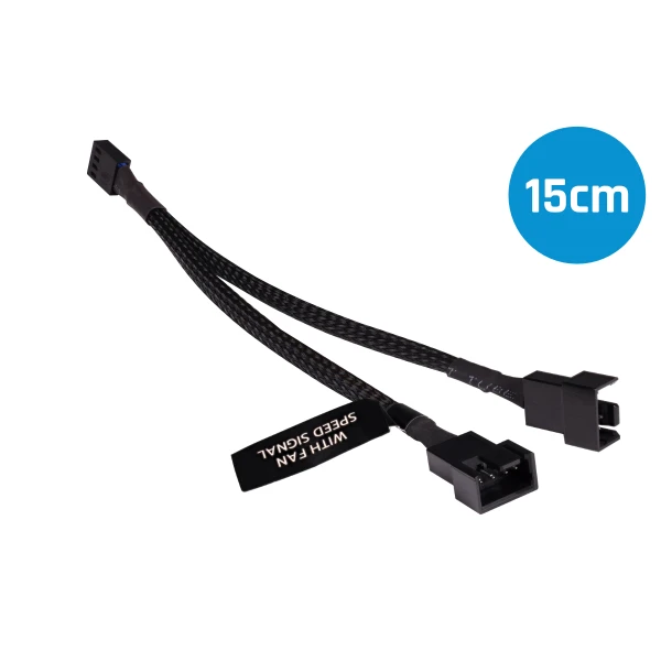 Alphacool y-splitter 4-Pin to 2x 4-Pin PWM 15cm