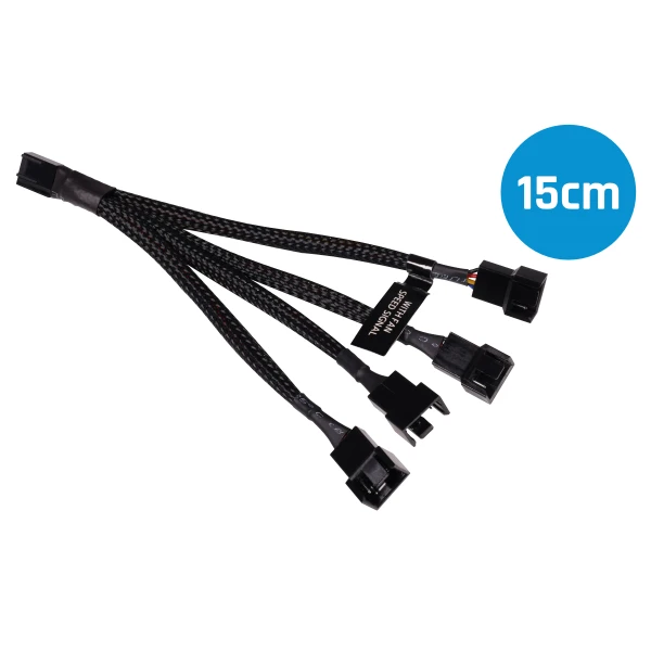 Alphacool y-splitter 4-Pin to 4x 4-Pin PWM 15cm