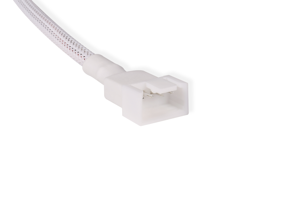 Alphacool fan cable 4-pin to 4-pin extension 15cm white