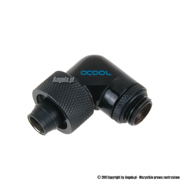 Alphacool złączka kątowa 90° SK 10/16 G1/4" - Deep Black