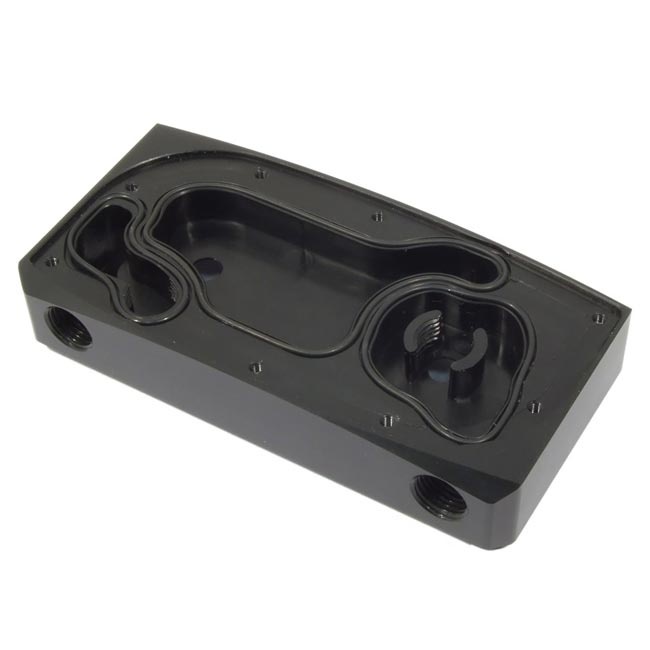 Aquacomputer aquacover dual DDC, cover for Laing and Swiftech pumps, G1/4