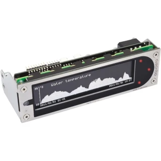 Aquacomputer aquaero 6 XT red USB fan controller, graphic LCD, touch control, IR remote control