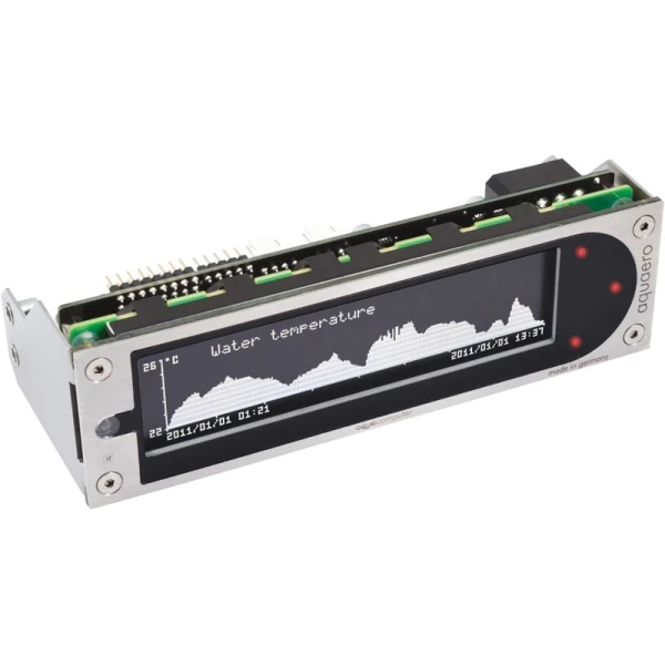 Aquacomputer aquaero 6 XT red USB fan controller, graphic LCD, touch control, IR remote control