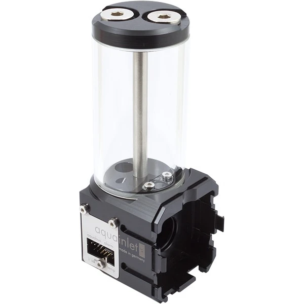 Aquacomputer aquainlet XT 100 ml with fill level sensor and LED holder, G1/4