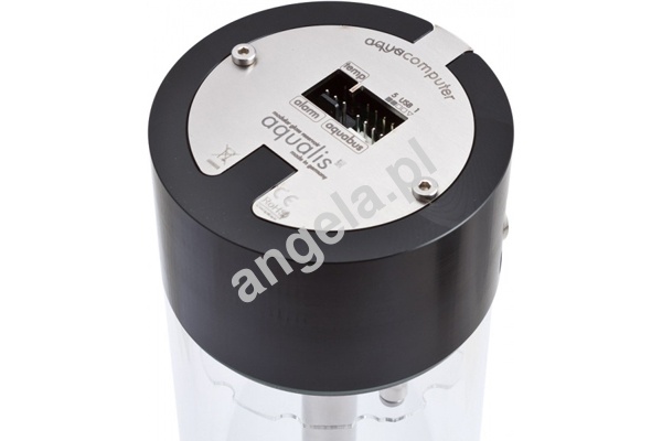 Aquacomputer aqualis XT 880 ml with nano coating, fill level sensor and LED holder, G1/4