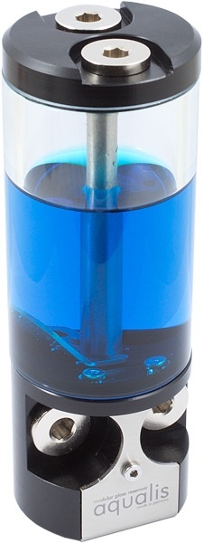 Aquacomputer aqualis XT 100 ml with fill level sensor and LED holder, G1/4
