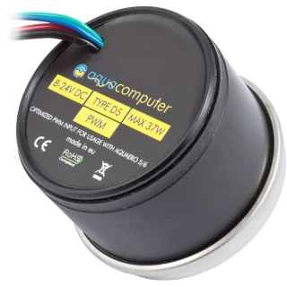 Aquacomputer D5 pump motor with PWM input and speed signal