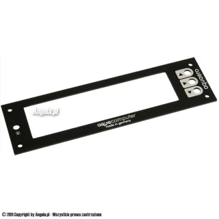 Aquacomputer frontplate for aquaero 5 and 6 PRO aluminum black