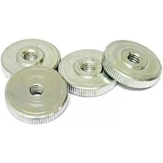 Aquacomputer Knurled nut M4, zinc plated steel