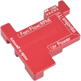 Aquacomputer passive heat sink for poweradjust 3, red