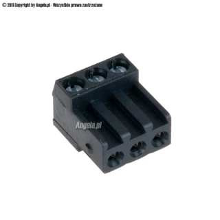 Aquacomputer plug for relay connector, 3 contacts (for aquaero 5 and 6)