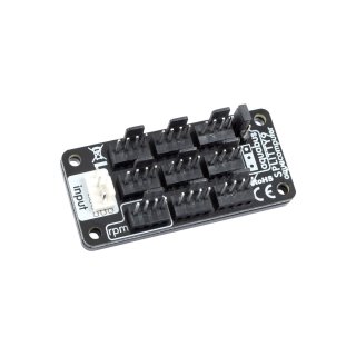 Aquacomputer SPLITTY9 splitter for up to 9 fans or aquabus devices