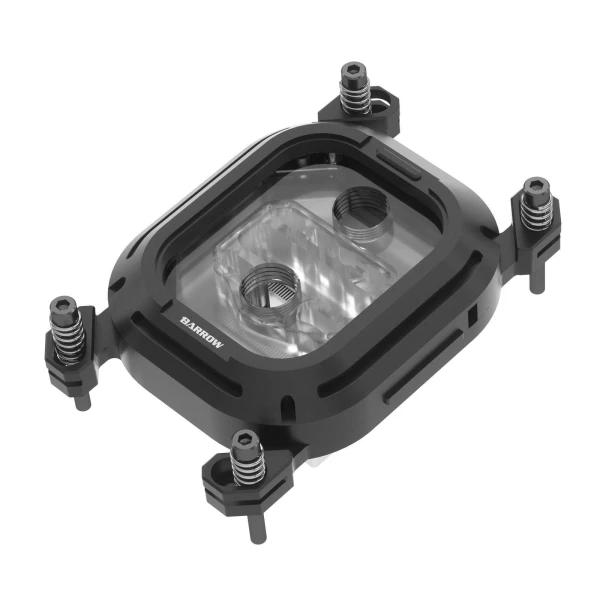 Barrow Acrylic Kepler Series CPU Waterblock, LRC 2.0 RGB, AMD AM4 / AM5 - Black