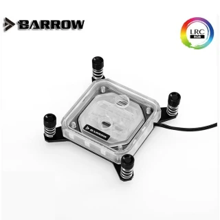 Barrow Acrylic Micro Jet CPU Waterblock, LRC 2.0 RGB, INTEL 115x - Black