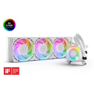 EK Water Blocks EK-Nucleus AIO CR360 Lux D-RGB - White (po zwrocie)