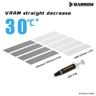 Barrow Enhanced Thermal Kit For Graphics Card Blocks