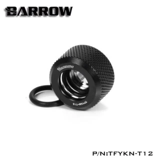 Barrow G1/4 - 12mm OD twin seal hard tube compression fitting - black