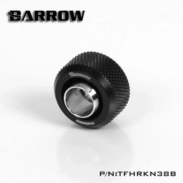 Barrow G1/4 - 13/10mm Flexible Tube Compression Fitting - Black