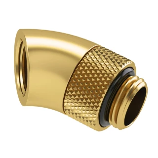 Barrow G1/4" 45 Degree Rotary Adaptor Fitting gold