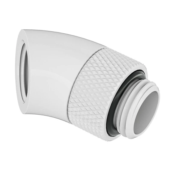 Barrow G1/4" 45 Degree Rotary Adaptor Fitting white