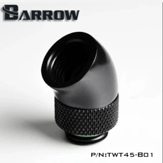 Barrow G1/4" 45 Degree Rotary Adaptor Fitting black