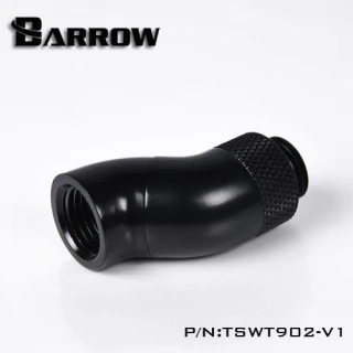 Barrow G1/4" 90 Degree Dual Rotary Snake Adaptor black