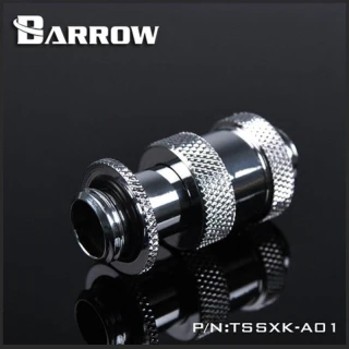 Barrow G1/4 Male 22-31mm Adjustable SLI Fitting - Shiny Silver