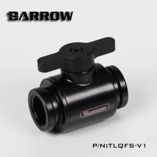 Barrow G1/4" Mini Ball Valve black with Metal Handle black