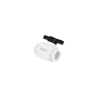 Barrow G1/4 Mini Ball Valve, Black Handle - White